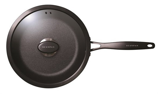 Scanpan padella cm Ø26 "Pro SB+ Induction" alta 8,5 cm antiaderente fonda con coperchio in vetro