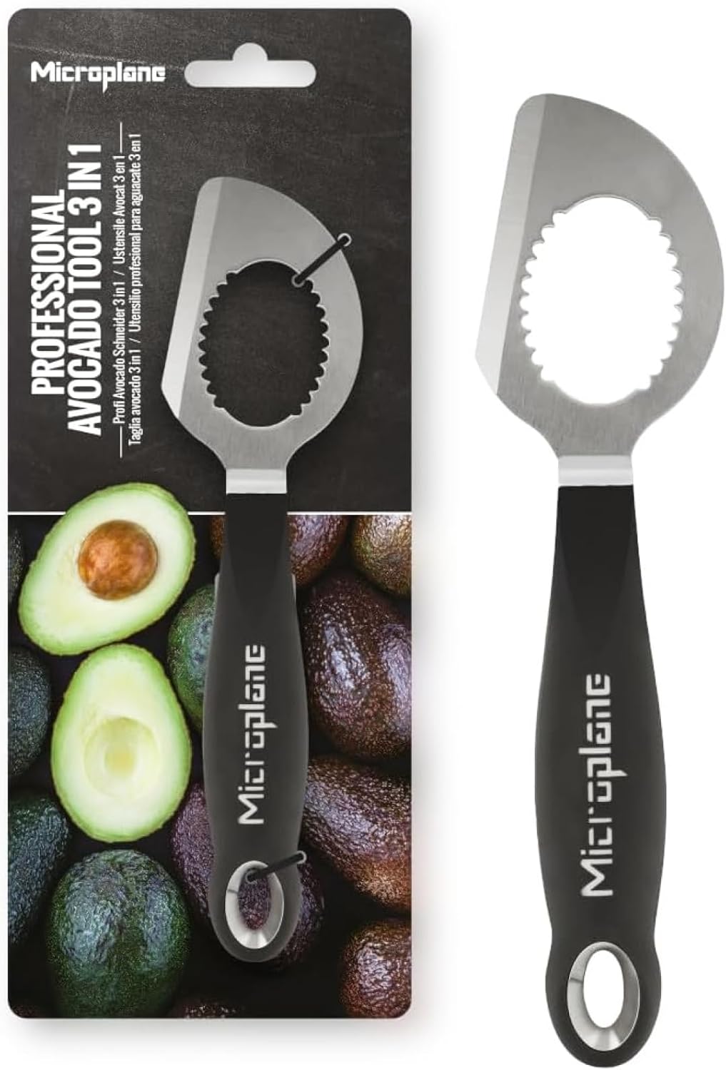 Microplane 3 in 1 Affetta Avocado affetta cucchiaio snocciola 48071