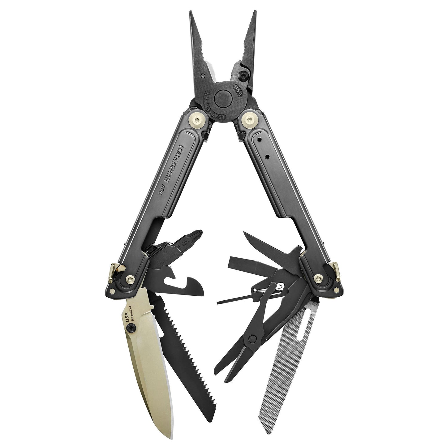 Leatherman ARC Limited pinza Edizione limitata Obsidian multifunzione con fodero e otto inserti a doppia estremità LTG833207MM