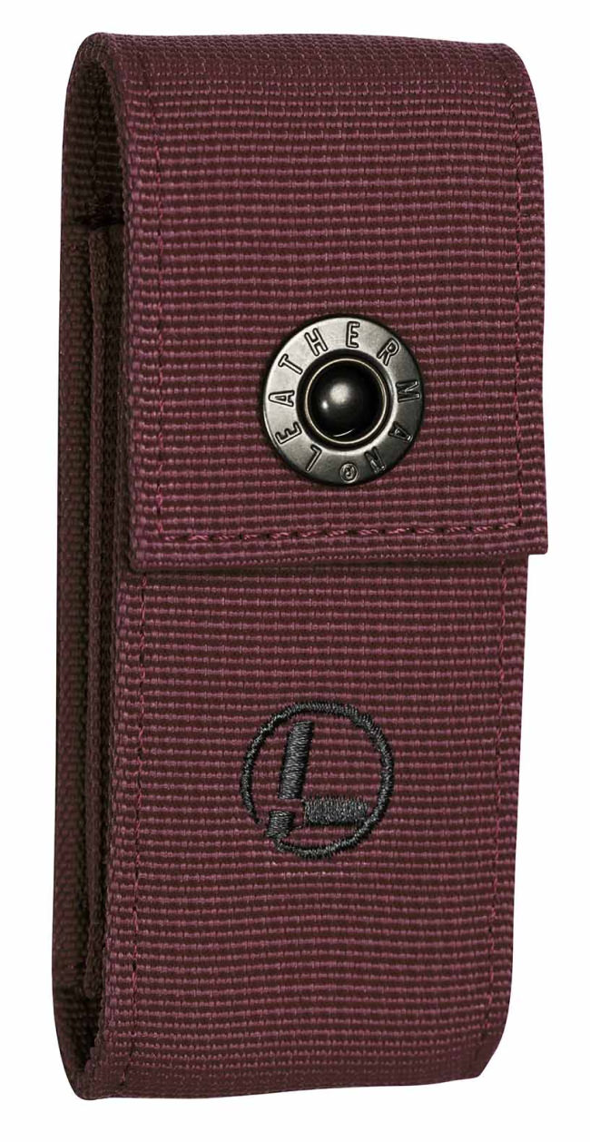 Leatherman Rebar Heathered Cranberry pinza multifunzione con fodero LM833317