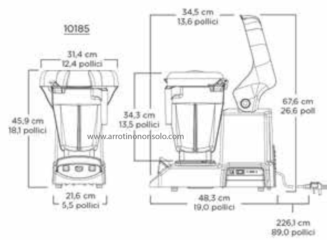 Vitamix frullatore blender professionale VTX XL