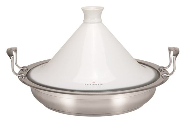 Scanpan Tajine "IMPACT" adatta ad induzione con coperchio in ceramica a cono cm Ø32 - 1186103