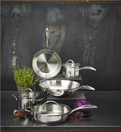 Scanpan Casseruola con mancio e coperchio in vetro "STS" cm Ø14