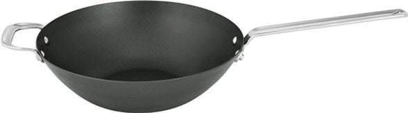 Scanpan padella wok in acciaio al carbonio "Black Iron" cm Ø30x9 antiaderente per sempre