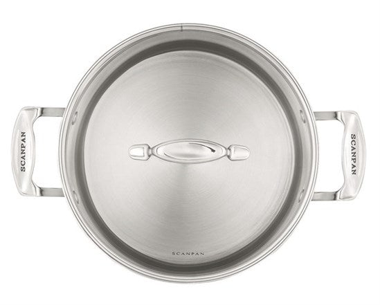 Pentola alta "IMPACT" adatta ad induzione con coperchio in vetro cm Ø24x17,8 / L 7,2 1136124