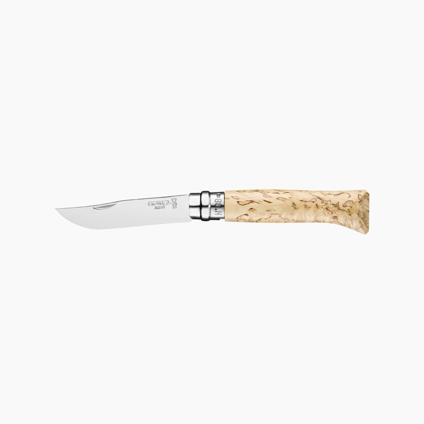 Opinel N°08 Sampo In Legno Di Betulla Riccia Edizione Limitata