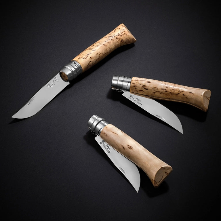 Opinel N°08 Sampo In Legno Di Betulla Riccia Edizione Limitata