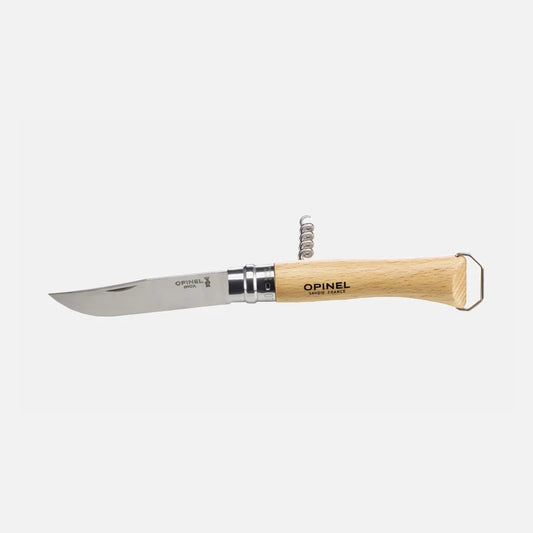 Opinel coltello Bivacco Astuccio Cavatappi Apribottiglie N. 10