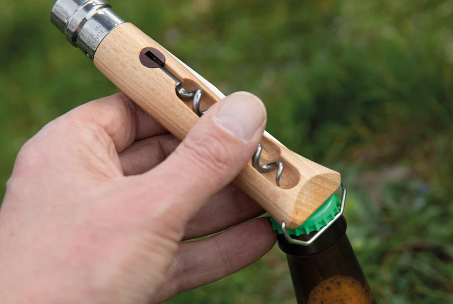 Opinel coltello Bivacco Astuccio Cavatappi Apribottiglie N. 10