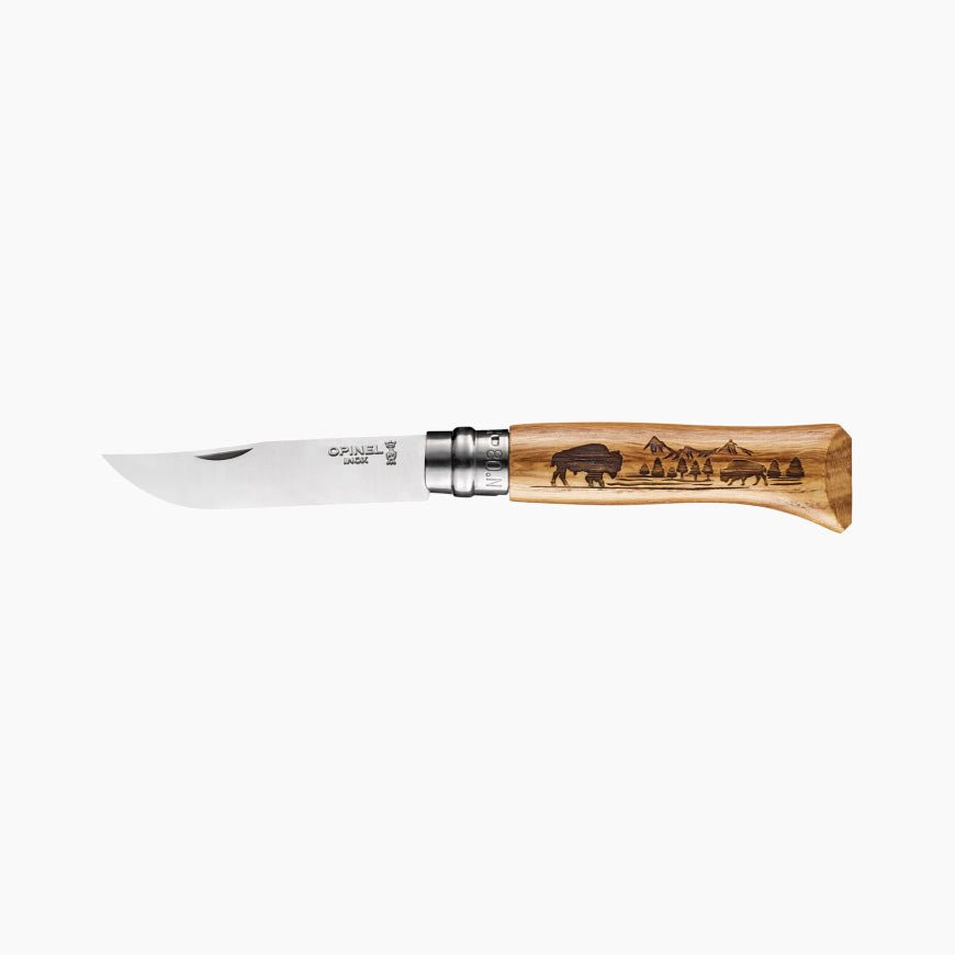 Opinel N°08 Animalia America Bisonte