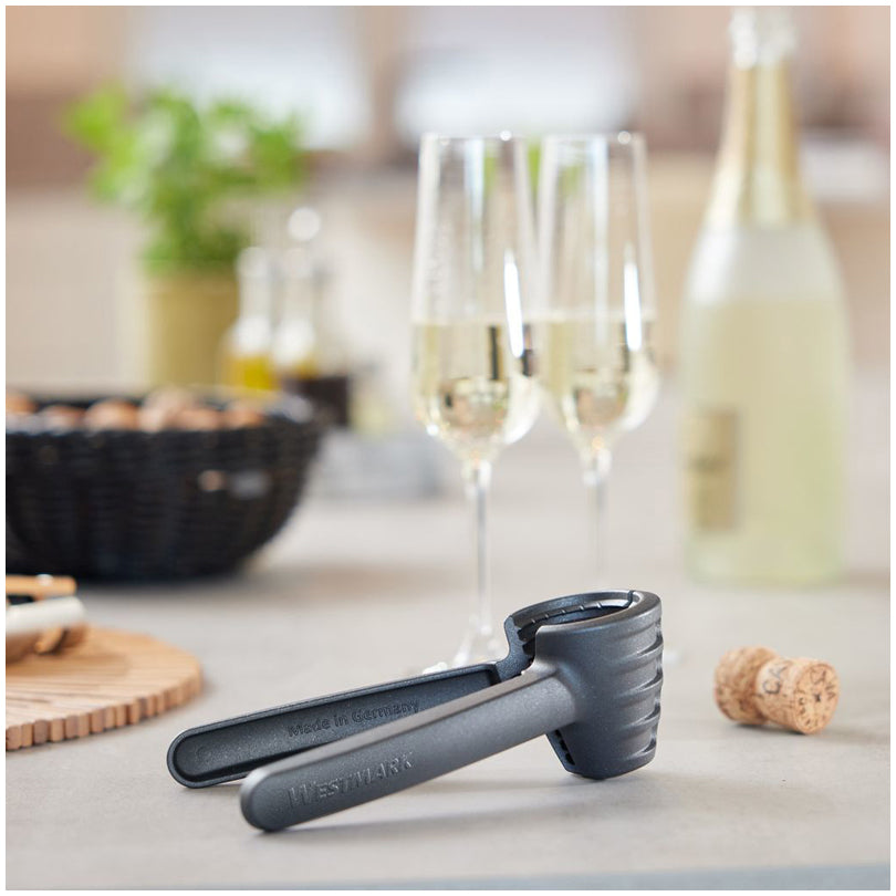 Westmark Schiaccianoci Pinza apri champagne "Nussprofi - Black Edition" cm 17,5x5,4x6