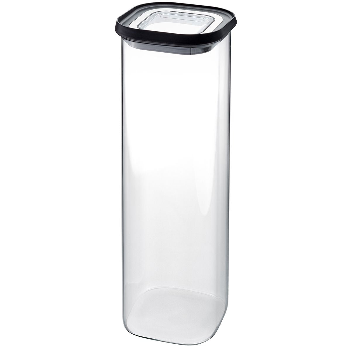 Gefu contenitore in vetro borosilicato per dispensa con tappo trasparente ermetico impilabile PANTRY 2500 ml 12805