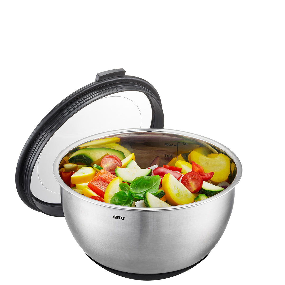 Gefu Ciotola Salvafreschezza inox con coperchio Ø 20 cm 35040
