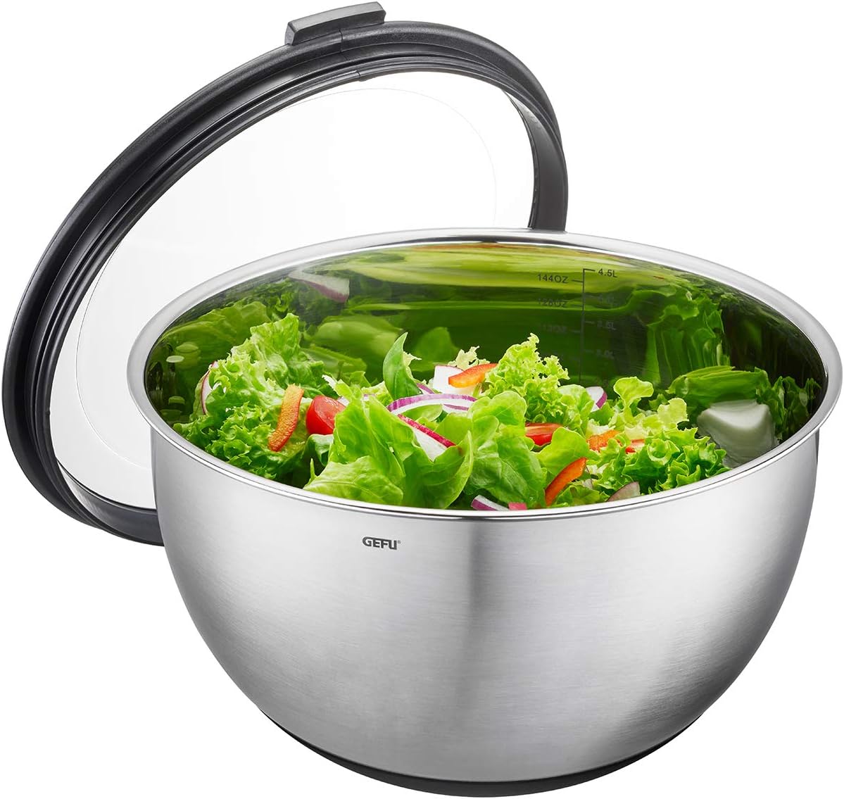 Gefu Ciotola Salvafreschezza inox con coperchio Ø 24 cm 35050
