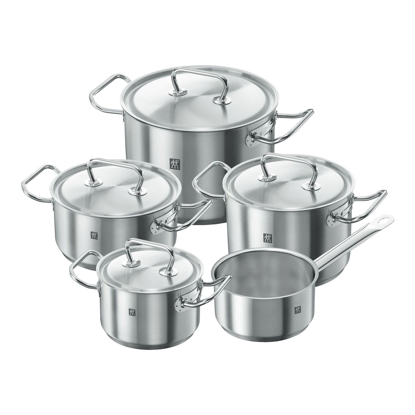 Zwilling TWIN Classic Set di 4 pentole e 1 casseruola in acciaio inox 18/10 adatto anche induzione