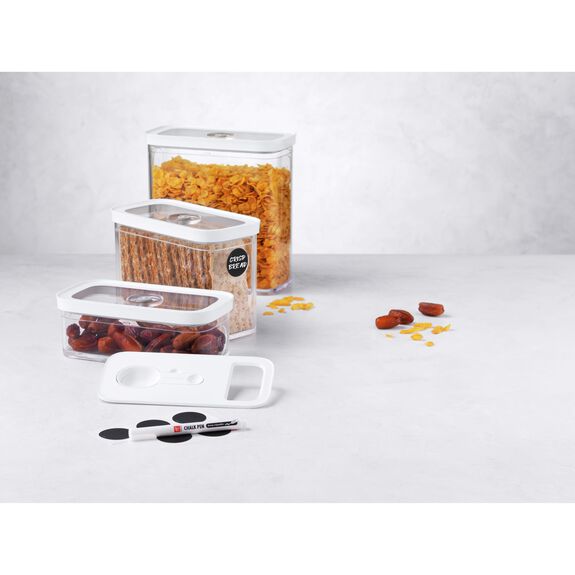 Zwilling CUBE Starter set sottovuoto M/5-pz transparente bianco