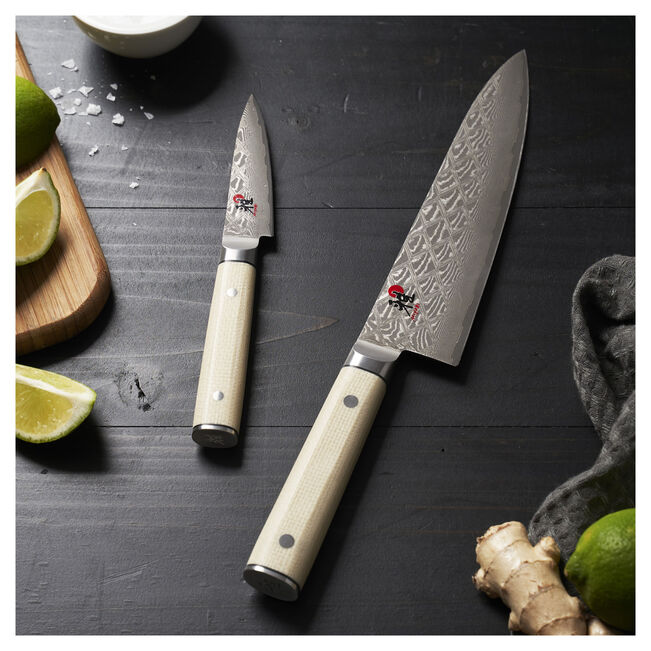 Miyabi Mikoto 4500 FCD Coltello da Cuoco 14 cm – Damascato 49 Strati, Acciaio FC61 HRC 61