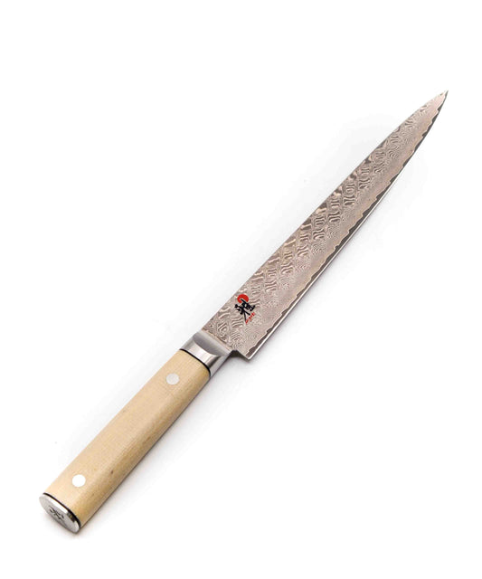 Miyabi coltello damascato per sushi sashimi Sujihiki 24cm 4500FC-D HRC 63