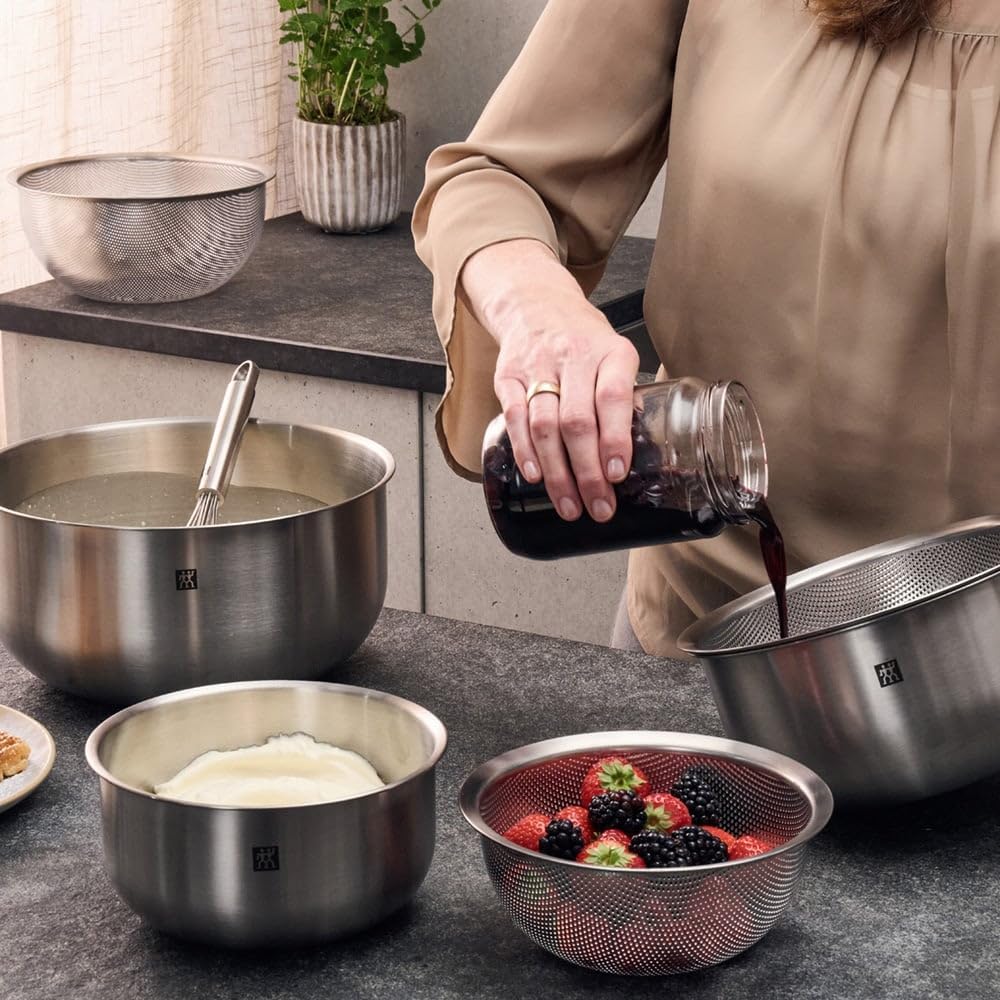 Zwilling PREP Set di 3 Colini acciaio inox diametro 16-20-24, salvaspazio in acciaio inox 643015-01