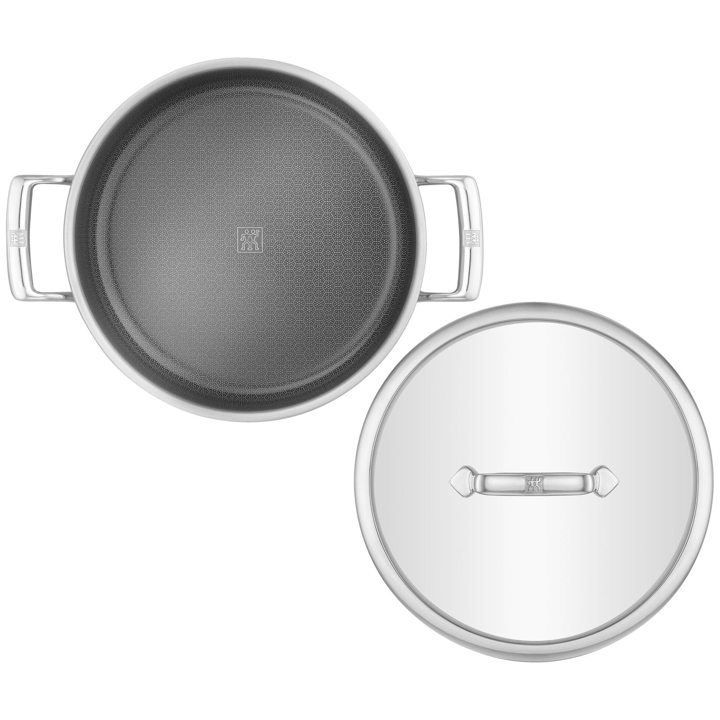 Zwilling Peak Tegame con Coperchio 26 cm – Acciaio Inox 18/10, CeraForce HyCoat, Induzione 1034500