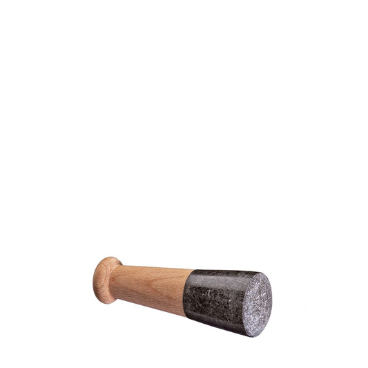Cilio mortaio Merkur in granito con base in faggio Ø 10 cm