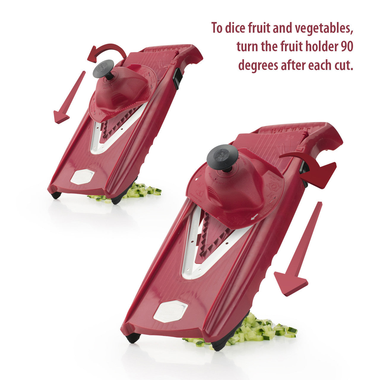 Borner mandolina V5 PowerLine Starter Set Red