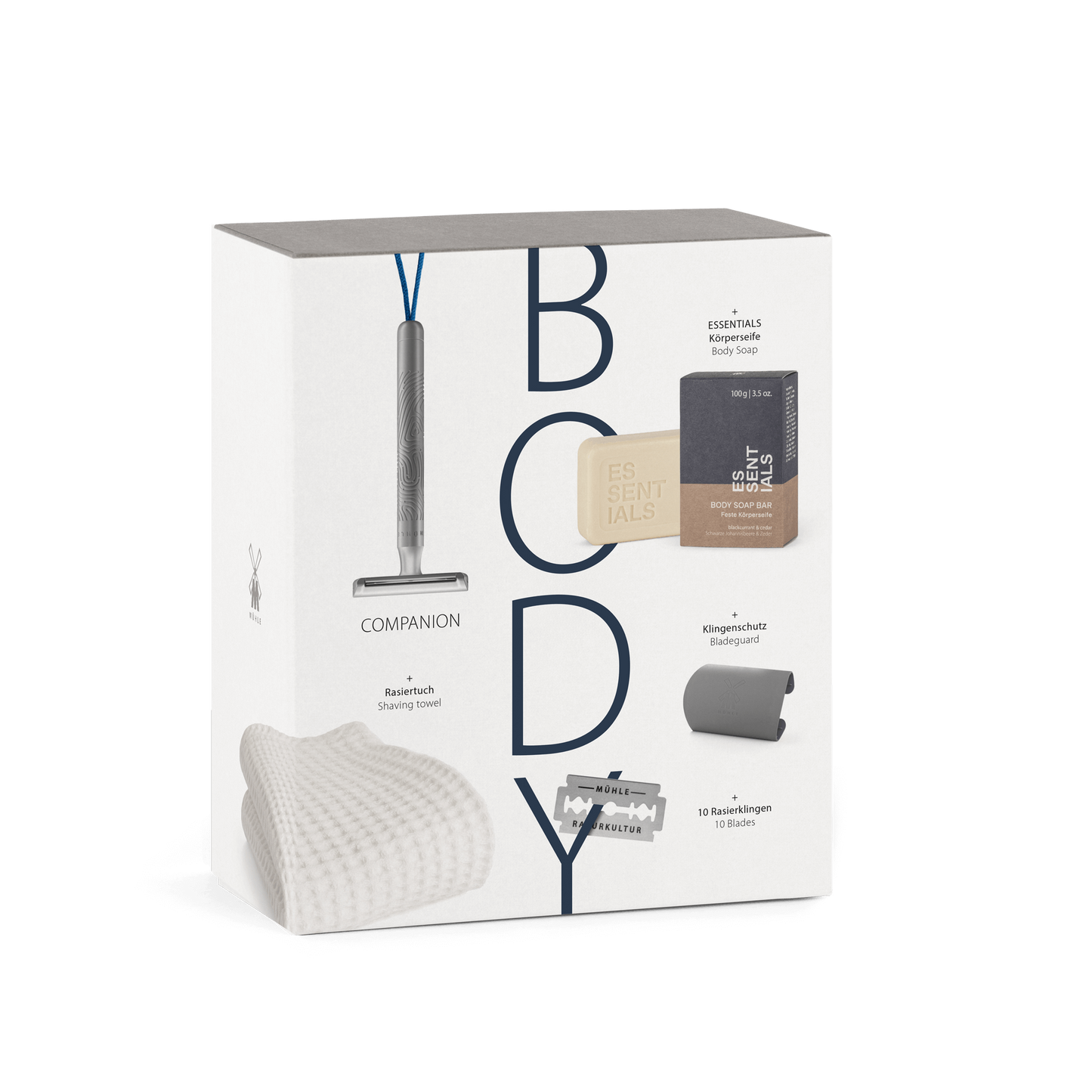 Muhle Set regalo uomo CORPO rasatura GS-COM 03