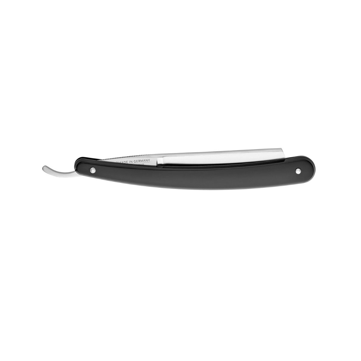 Dovo Rasoio 5/8 nichelato manico in plastica nera 100 581