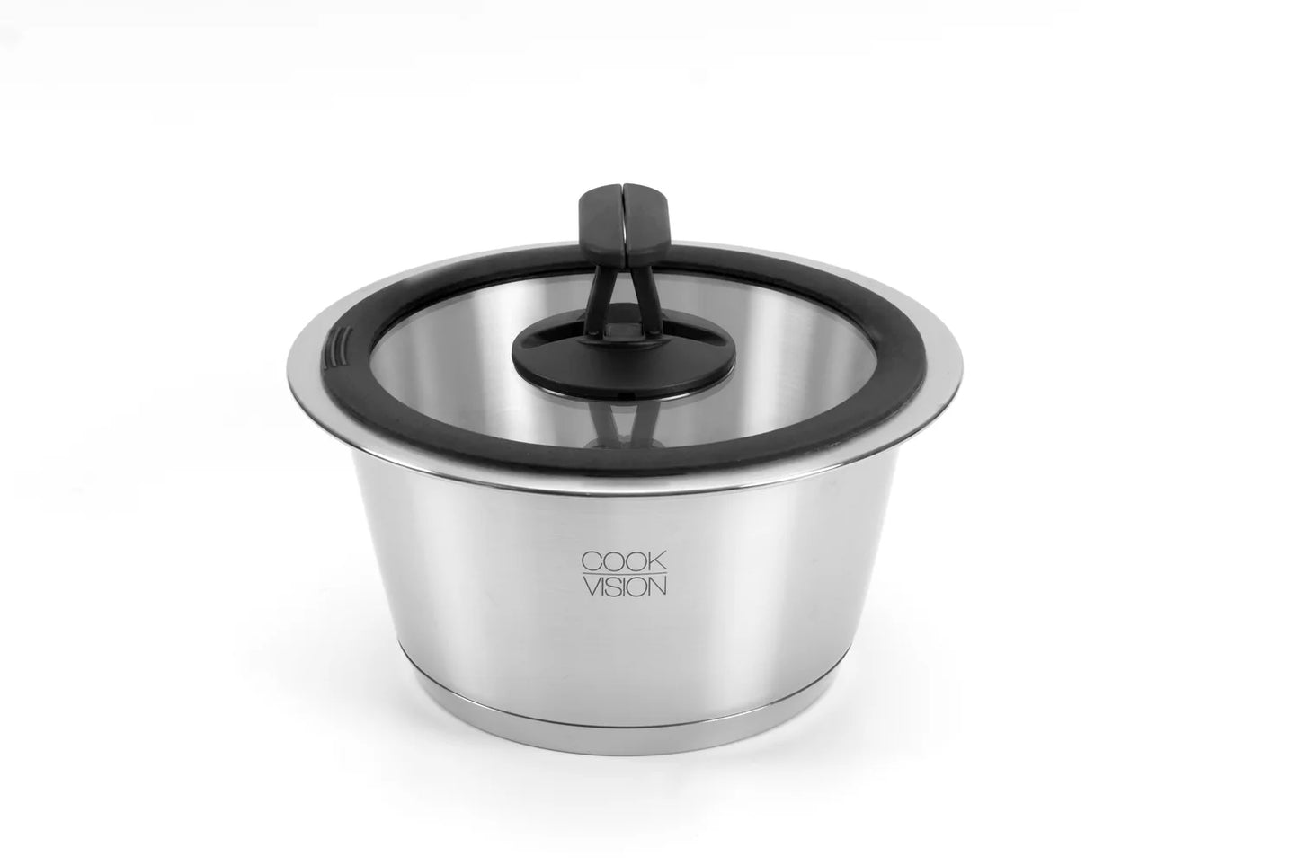 Kookvision Coperchio in vetro con bordo in silicone Nesto cm Ø24