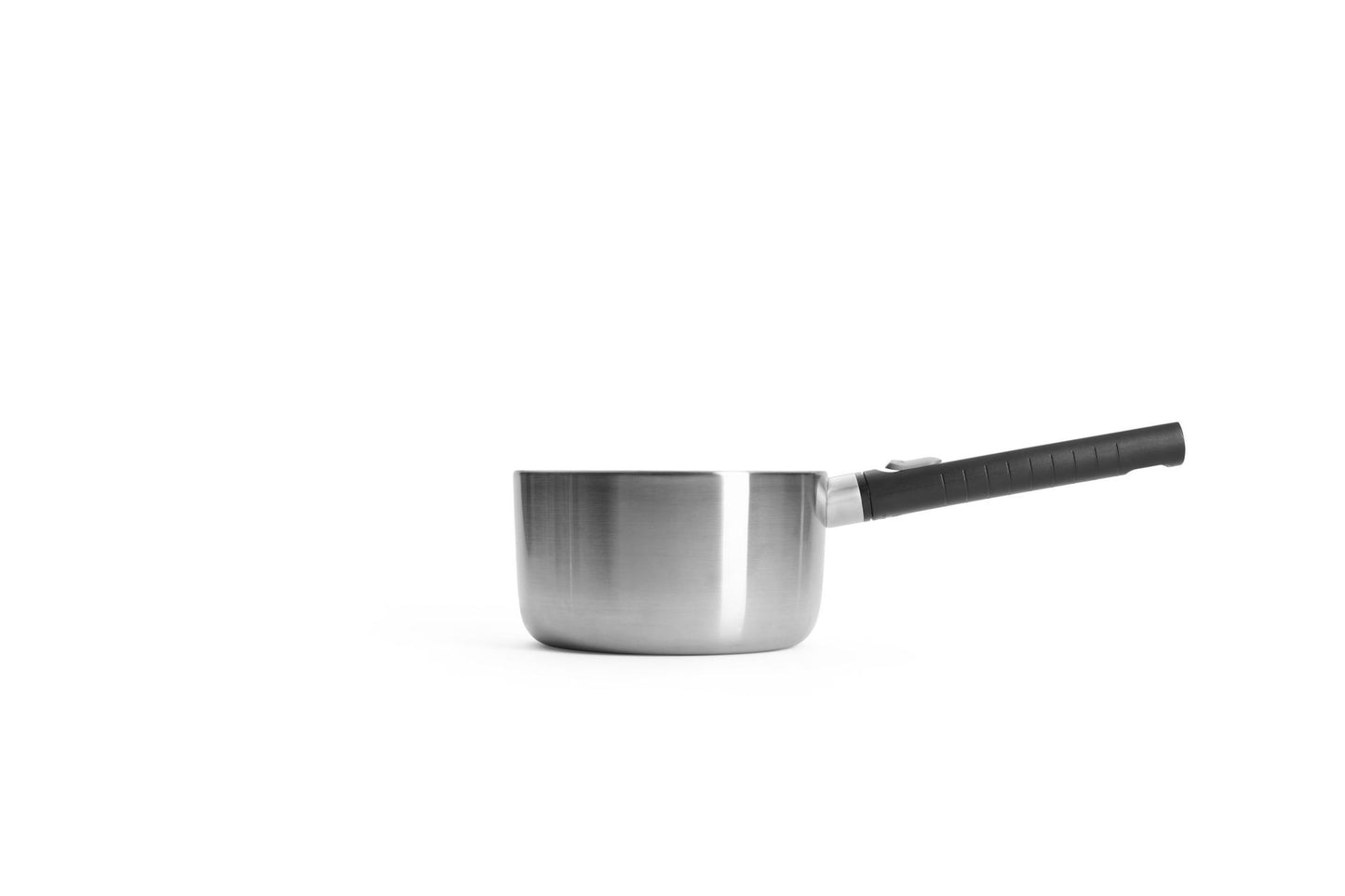 Woll Logic Steel Casseruola Ø 18 senza PFAS acciaio inox 18/10 manico rimovibile salva spazio