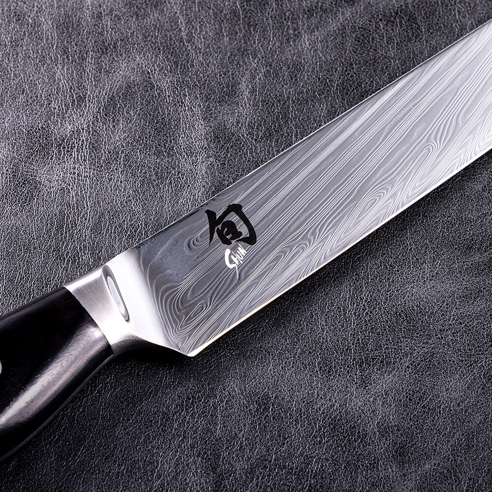 Kai Shun Nagare Black Coltello damascato trinciante stretto cm 23 NDC-0704S
