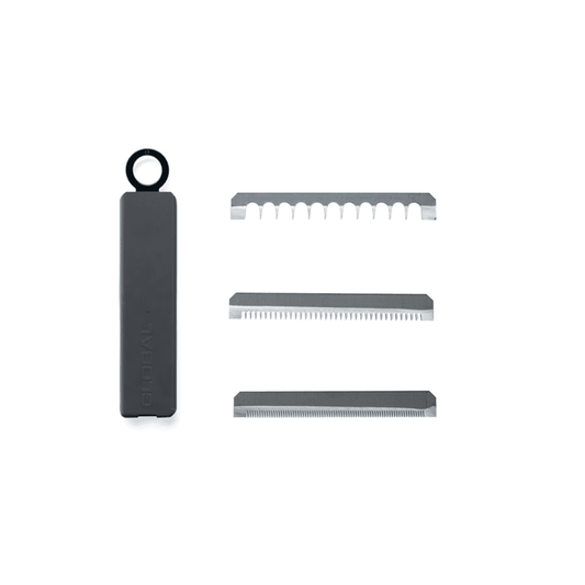 Global Mandolina/Affettaverdure by Benriner con 3 lame intercambiabili e custodia per lame mm 64/cm 32,5 GSL-64/BC