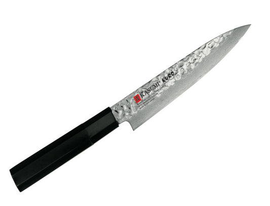 Kasumi Coltello Utility Kuro damasco martellato 15 cm K32015