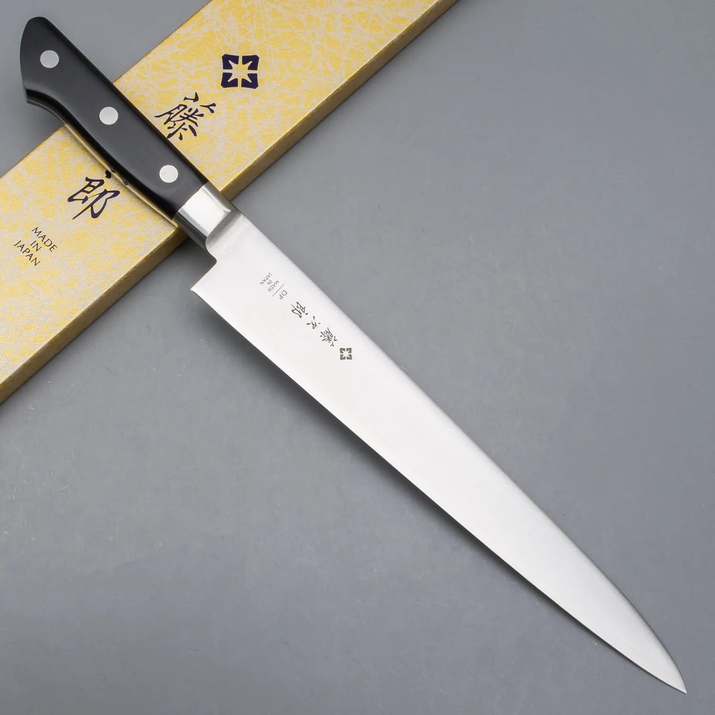 TOJIRO CLASSIC DP3 yanagiba sushi sashimi damascato cm 27 Acciaio tre strati VG10 F-806