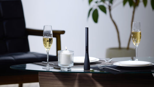 Accendino candele "Arc - Candle Wand by Guido Venturini" pepe nero, Elettrico USB – Ricaricabile, Sicuro, Senza Fiamma cm Ø3,5x23