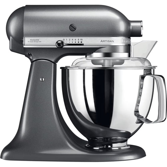 KitchenAid Planetaria Artisan con testa reclinabile 4,8L Argento + Accessori