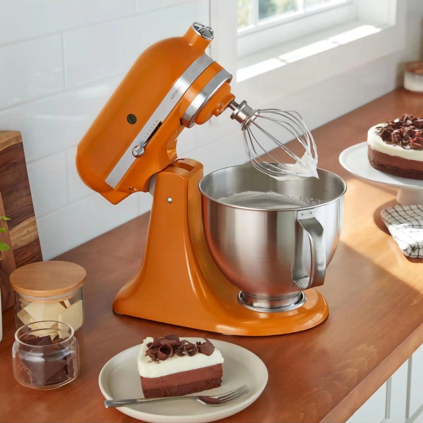 KitchenAid Planetaria Artisan con testa reclinabile 4,8L Yellow + Accessori