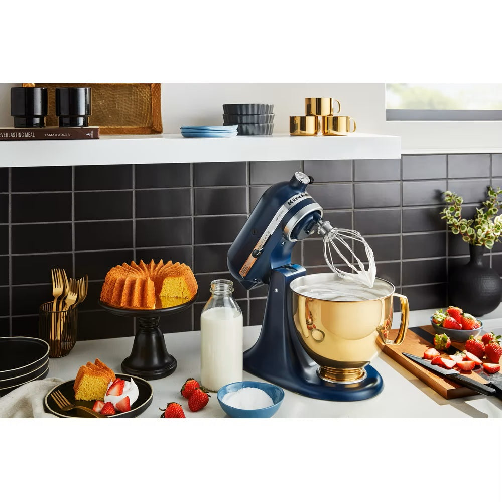 KitchenAid Planetaria Artisan con testa reclinabile 4,8L Blu Inchiostro + Accessori
