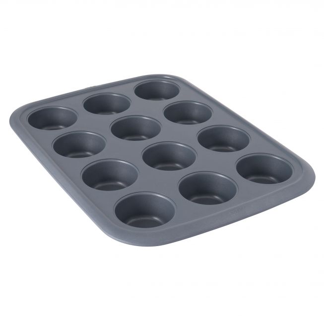 Teglia per 12 muffin Gem rivestimento antiaderente alta qualità