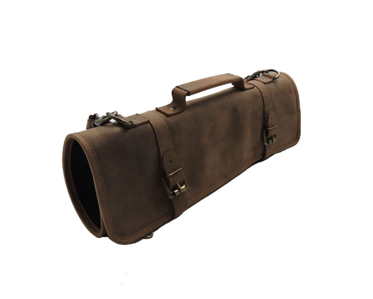 Borsa Chef in pelle 8 posti più una tasca interna con zip e tracolla.