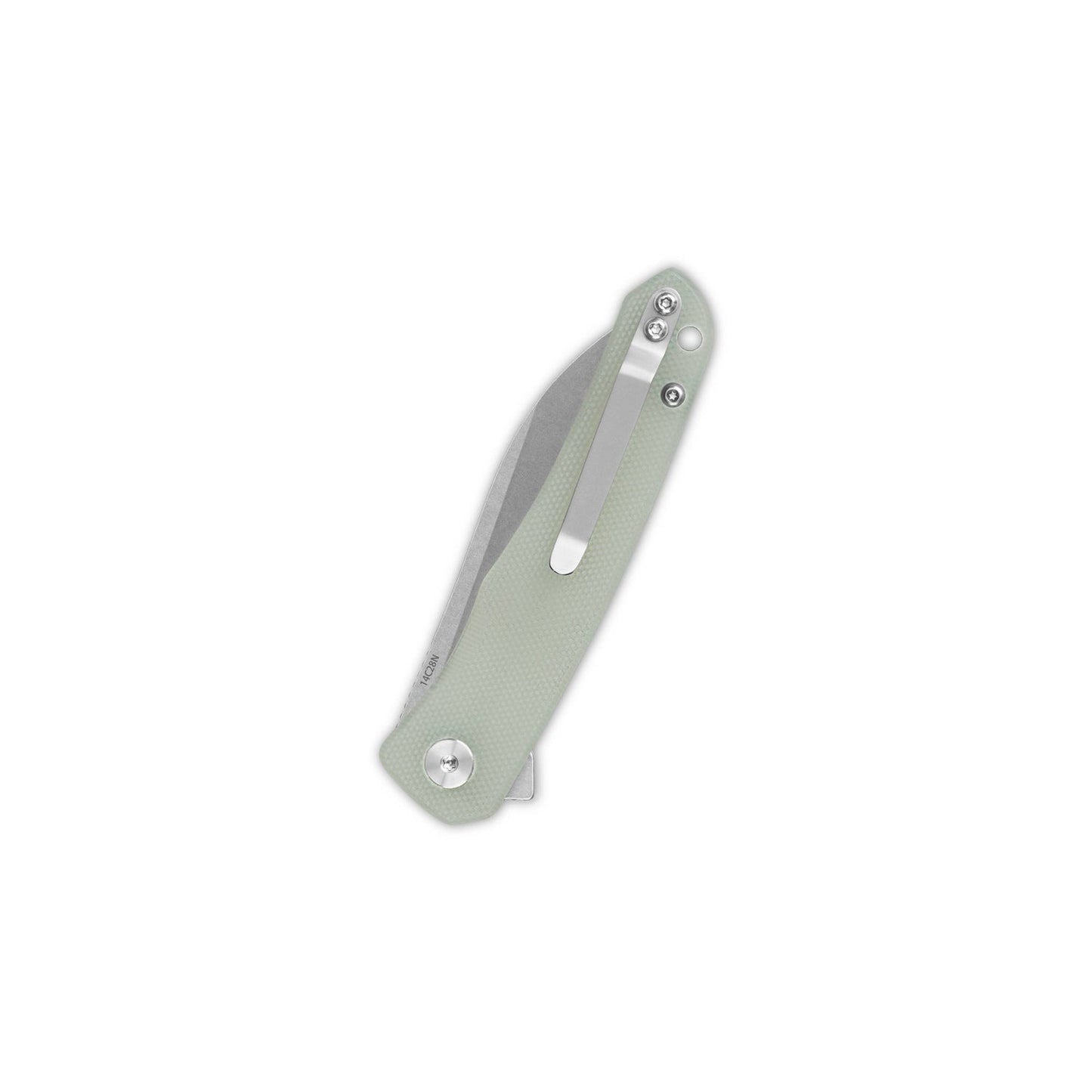 QSP coltello serramanico lama 69 mm in acciaio 14C28N manico G10 QS140-D1