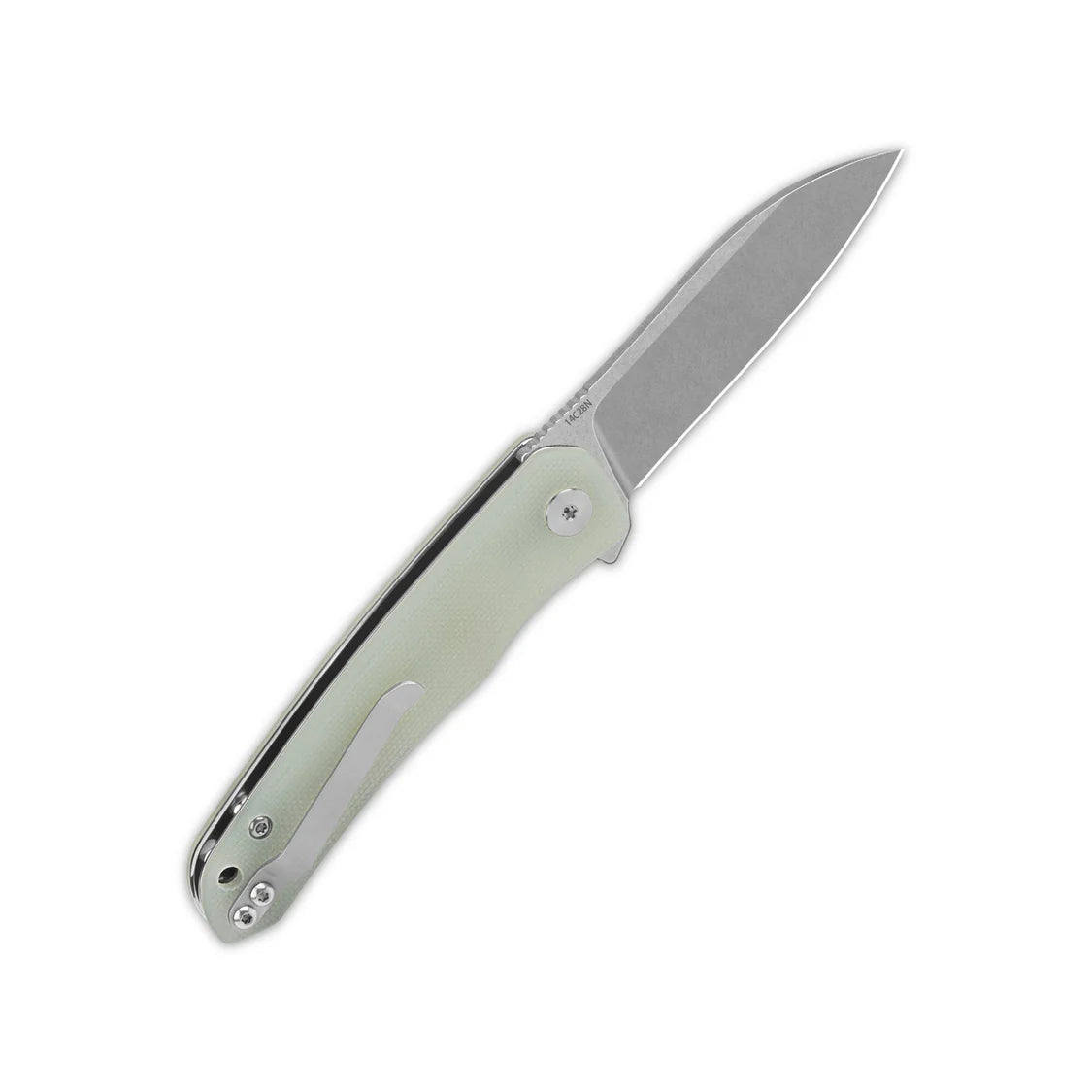 QSP coltello serramanico lama 69 mm in acciaio 14C28N manico G10 QS140-D1