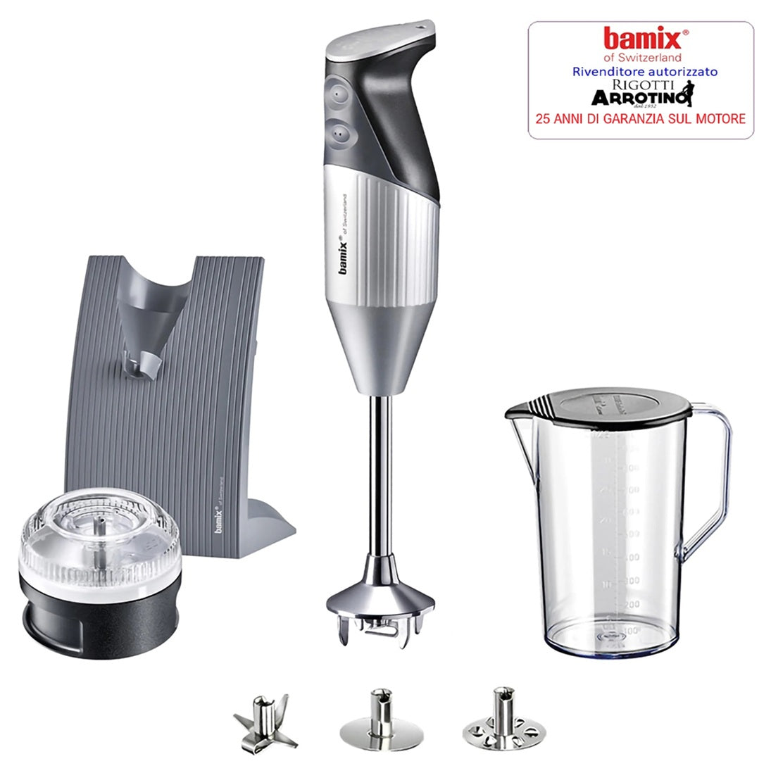 Bamix SwissLine silver 200W BX SL SV Minipimer frullatore