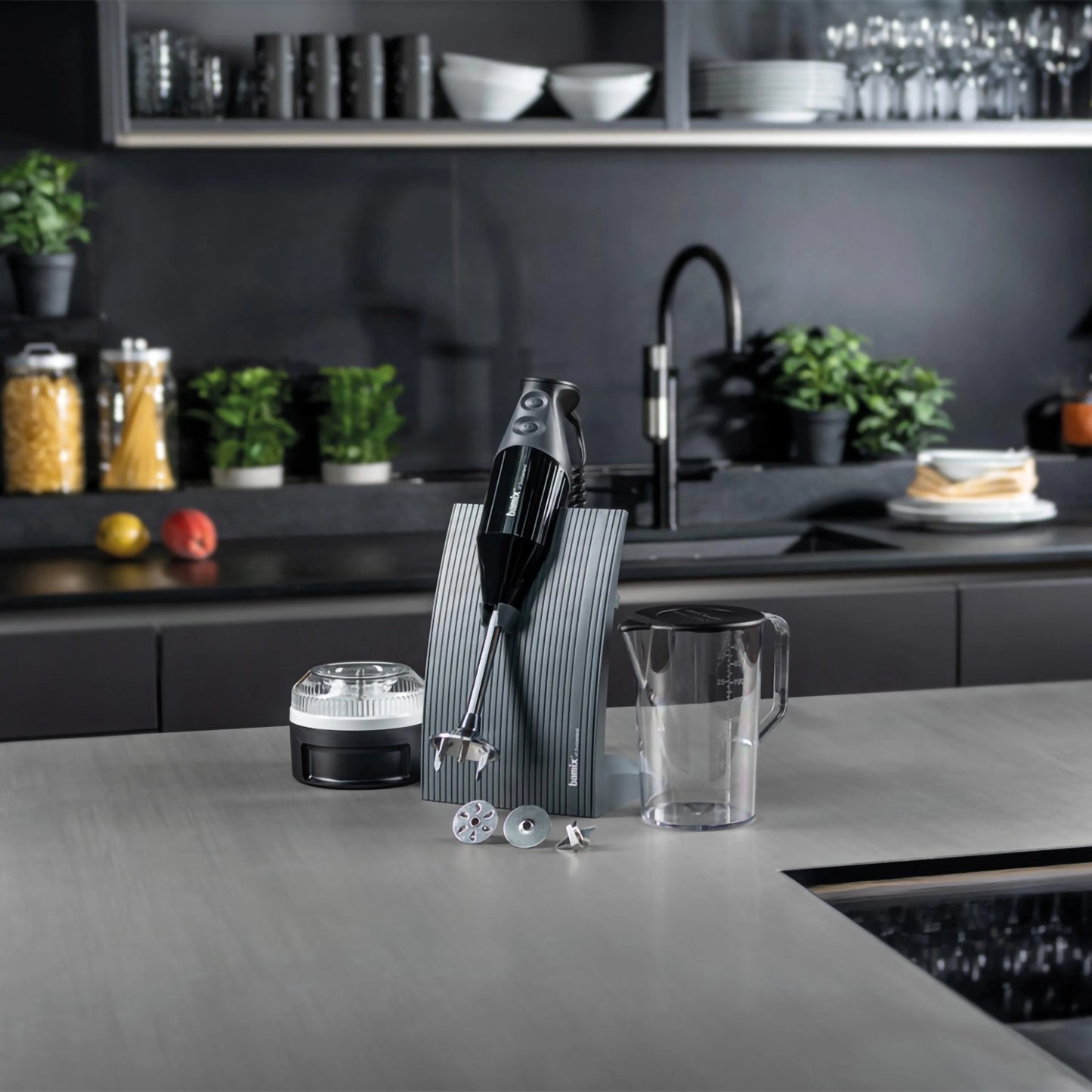 Bamix SwissLine Nero 200W BX SL BK Minipimer frullatore