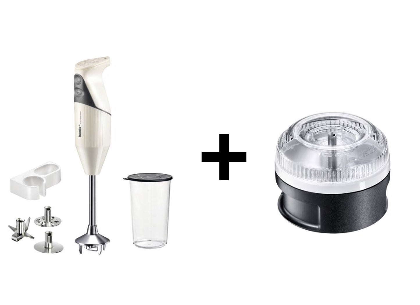 Bamix Mono M160 Crema robot da cucina frullatore a immersione 160 W + processor