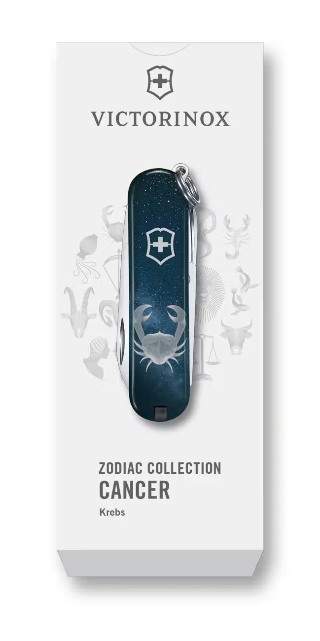 Victorinox Classic SD coltello multiuso portachiavi Segni zodiacali Cancro 0.6223.2CAN