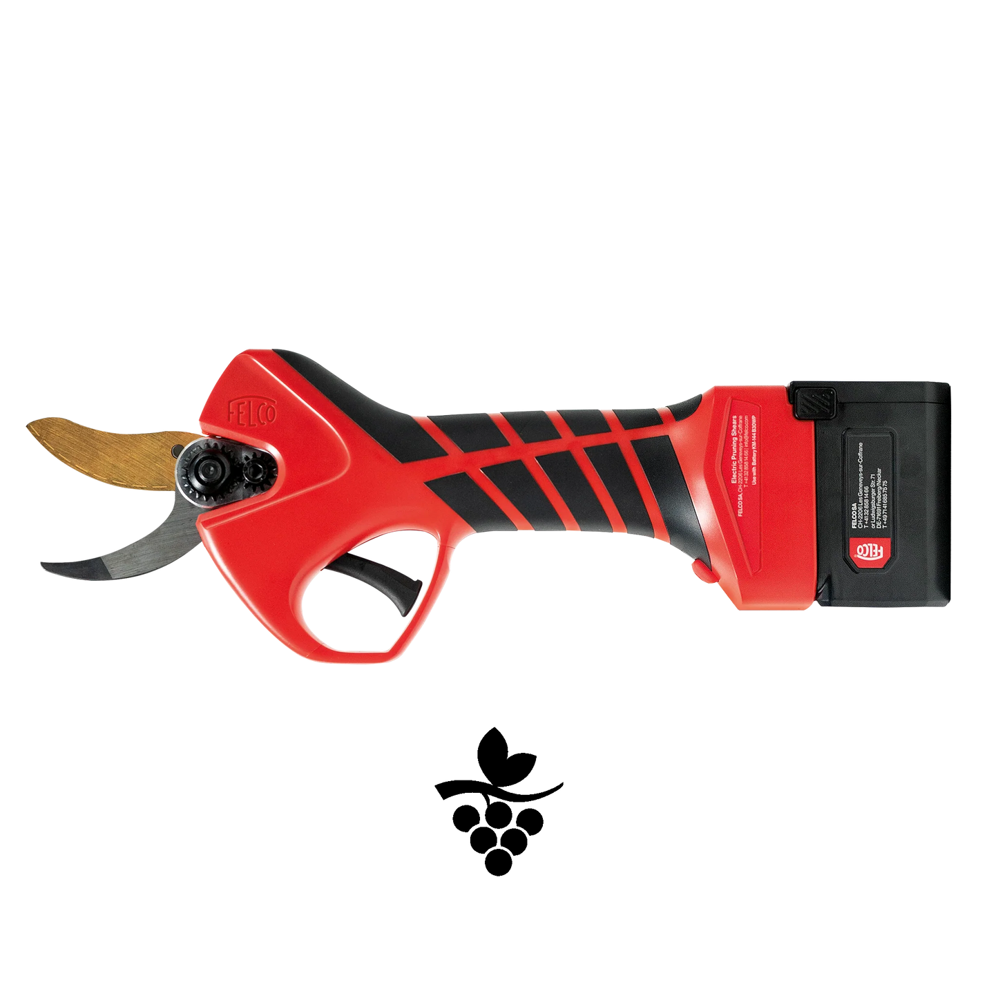 Felco 834V cesoia elettrica a batteria progettata per una potatura precisa del vigneto in sicurezza e con meno fatica e prodotta in Svizzera
