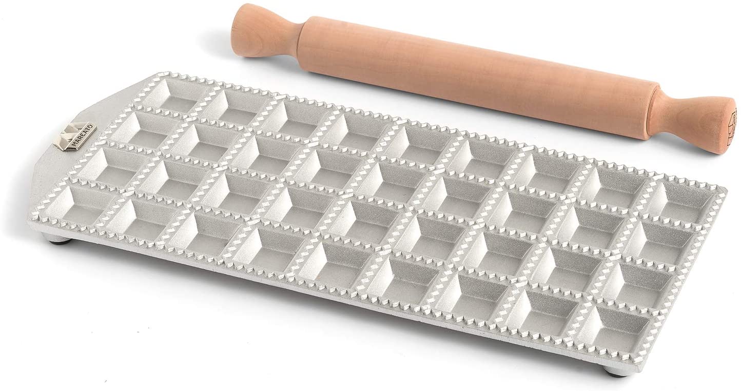 Marcato stampo a tavoletta per 36 ravioli quadrati 35x35 mm