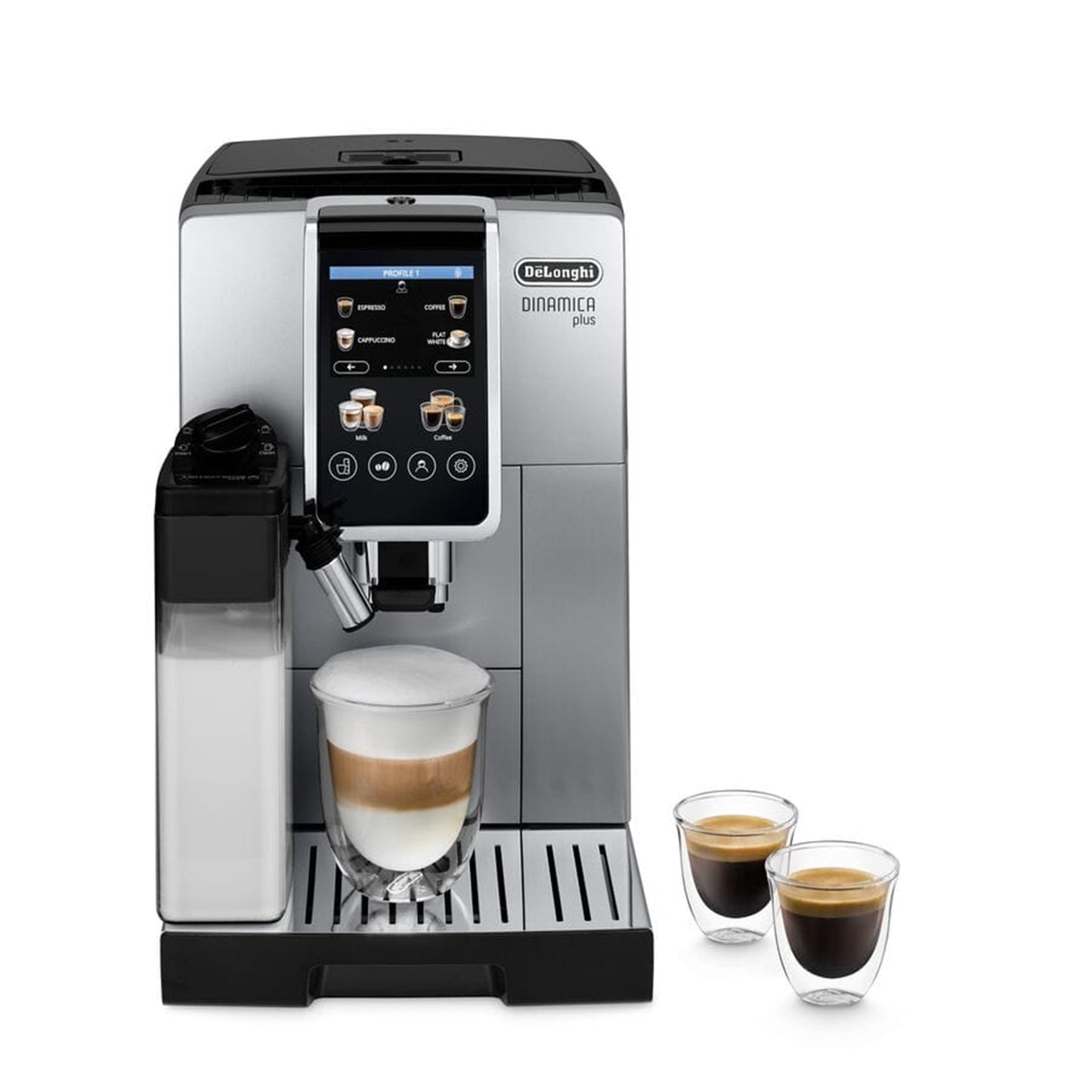 De' longhi Dinamica Plus ECAM380.85.SB Macchina Automatica Per Caffè In Chicchi e Polvere