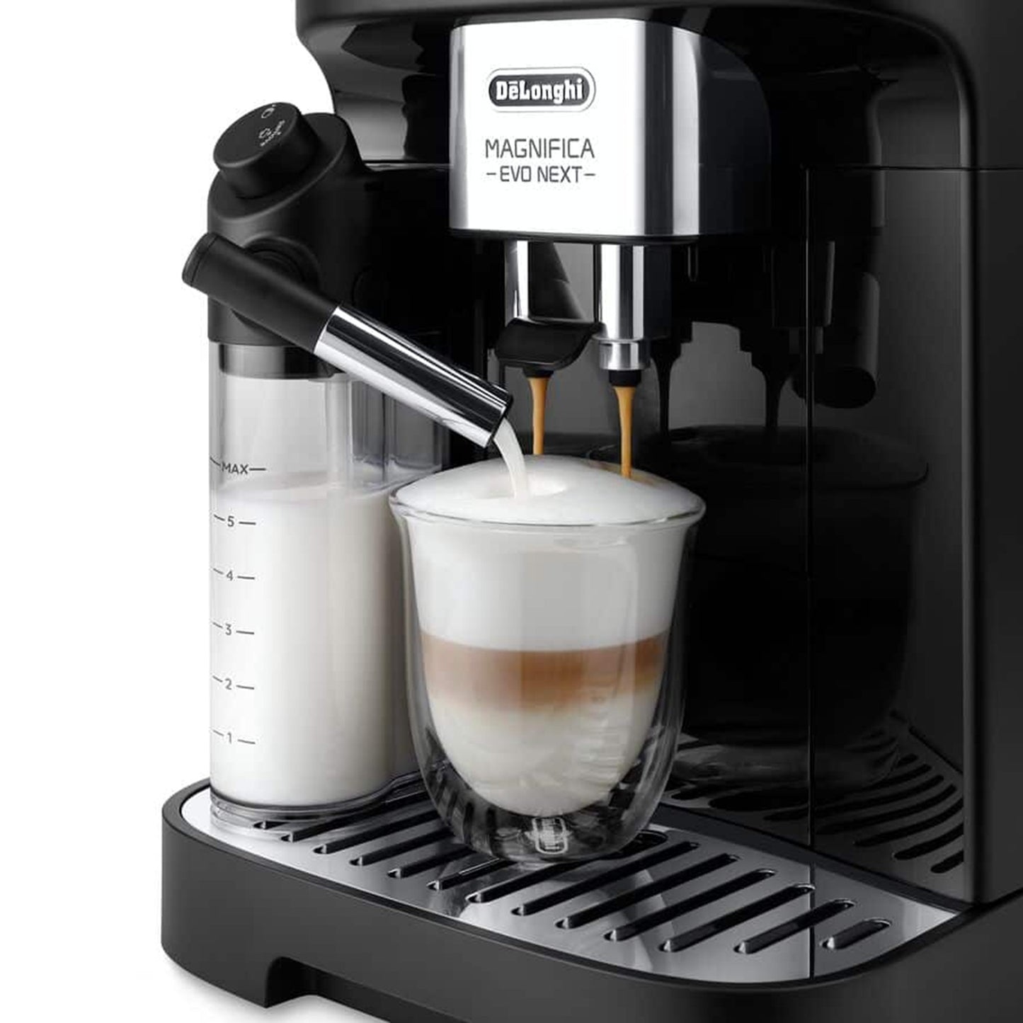 De Longhi Magnifica Evo Next Macchina automatica a chicchi con montalatte automatico ECAM310.60.B S1